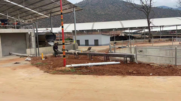 北京京鵬環(huán)宇畜牧養(yǎng)殖場污水處理項目施工現場-樂中環(huán)保